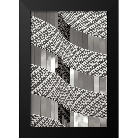 Brick and Glass I BW Black Modern Wood Framed Art Print by Taylor, Douglas