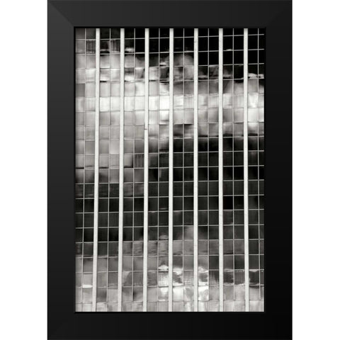 Sky Reflections BW Black Modern Wood Framed Art Print by Taylor, Douglas