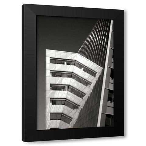 Design Reflections BW Black Modern Wood Framed Art Print with Double Matting by Taylor, Douglas