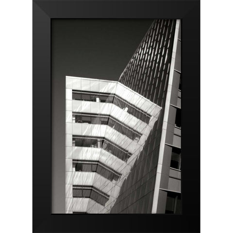 Design Reflections BW Black Modern Wood Framed Art Print by Taylor, Douglas