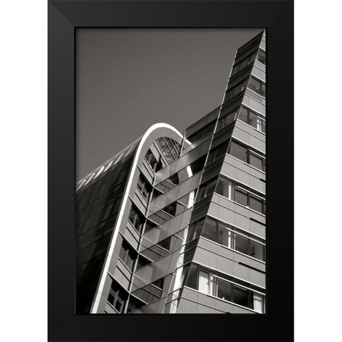 Urban Design BW Black Modern Wood Framed Art Print by Taylor, Douglas