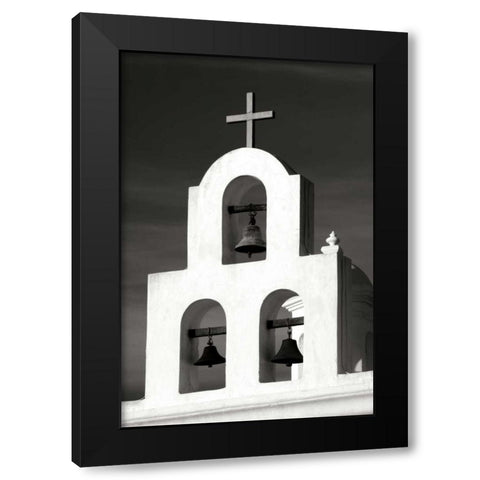 Mission Bells II BW Black Modern Wood Framed Art Print by Taylor, Douglas
