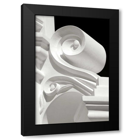Mission Detail I BW Black Modern Wood Framed Art Print with Double Matting by Taylor, Douglas