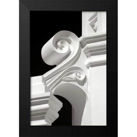 Mission Detail II BW Black Modern Wood Framed Art Print by Taylor, Douglas