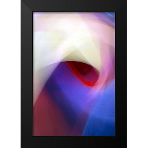 Solid Fluid Vapor Black Modern Wood Framed Art Print by Taylor, Douglas