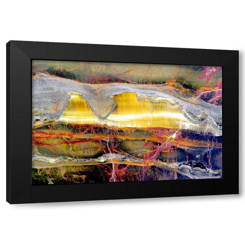 Marra Mamba Minerals Black Modern Wood Framed Art Print with Double Matting by Taylor, Douglas