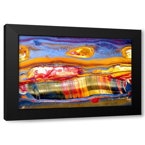 Pilbaran Black Modern Wood Framed Art Print with Double Matting by Taylor, Douglas
