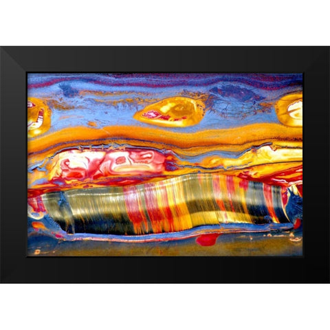 Pilbaran Black Modern Wood Framed Art Print by Taylor, Douglas