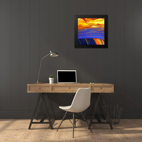 Archaea Sq Black Modern Wood Framed Art Print by Taylor, Douglas