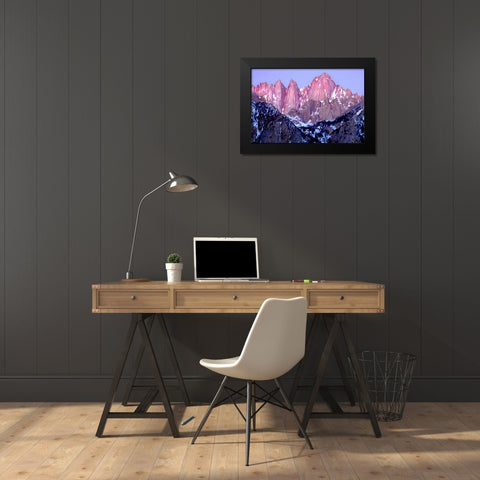 Dawns Early Light I Black Modern Wood Framed Art Print by Taylor, Douglas