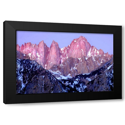 Dawns Early Light I Black Modern Wood Framed Art Print with Double Matting by Taylor, Douglas