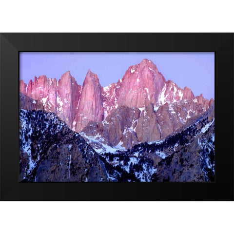 Dawns Early Light I Black Modern Wood Framed Art Print by Taylor, Douglas