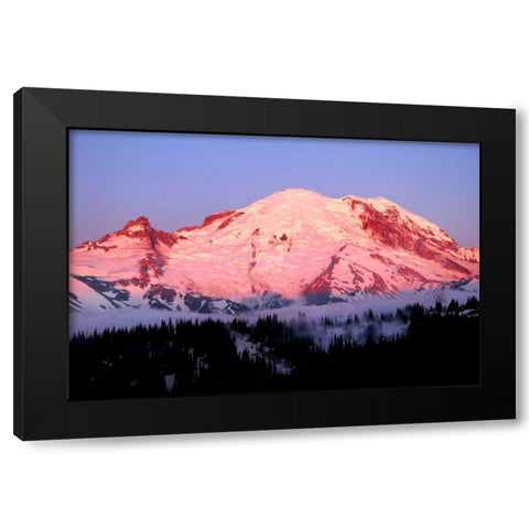 Summer Sunrise Black Modern Wood Framed Art Print with Double Matting by Taylor, Douglas