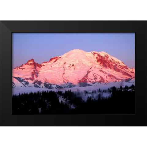 Summer Sunrise Black Modern Wood Framed Art Print by Taylor, Douglas