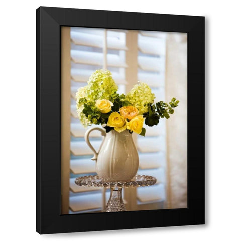 Spring Bouquet I Black Modern Wood Framed Art Print by Clayton-Thompson, Philip