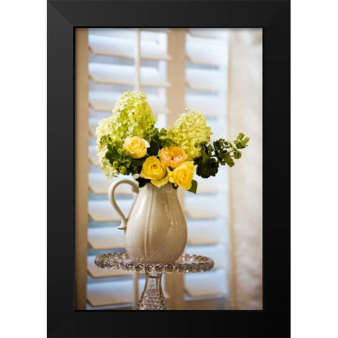 Spring Bouquet I Black Modern Wood Framed Art Print by Clayton-Thompson, Philip