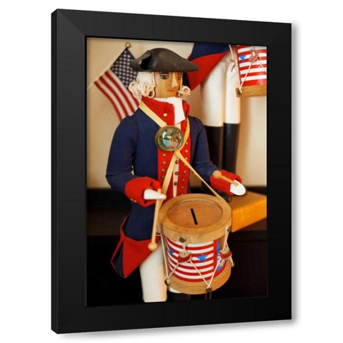 Patriotic I Black Modern Wood Framed Art Print by Clayton-Thompson, Philip