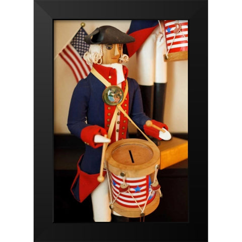 Patriotic I Black Modern Wood Framed Art Print by Clayton-Thompson, Philip