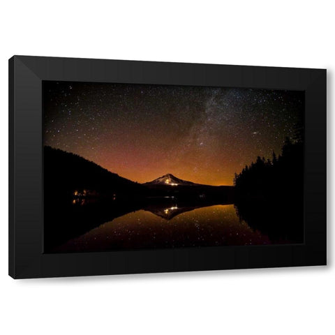 Aurora I Black Modern Wood Framed Art Print by Clayton-Thompson, Philip