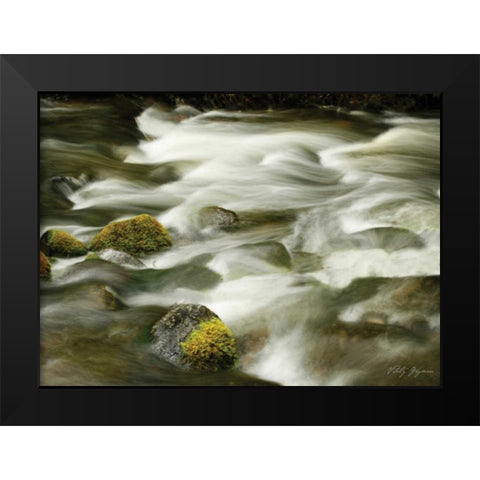 Soothing Waters XIII Black Modern Wood Framed Art Print by Geyman, Vitaly