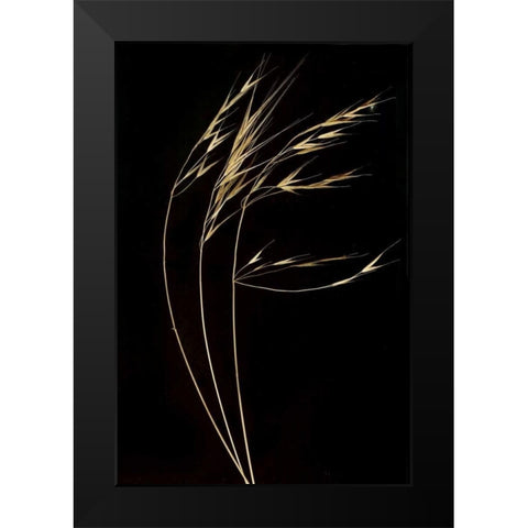 Grass Mosaic II Black Modern Wood Framed Art Print by Geyman, Vitaly