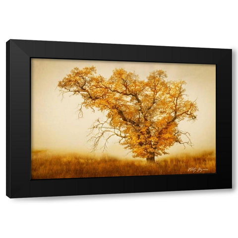 Misty VI Black Modern Wood Framed Art Print by Geyman, Vitaly