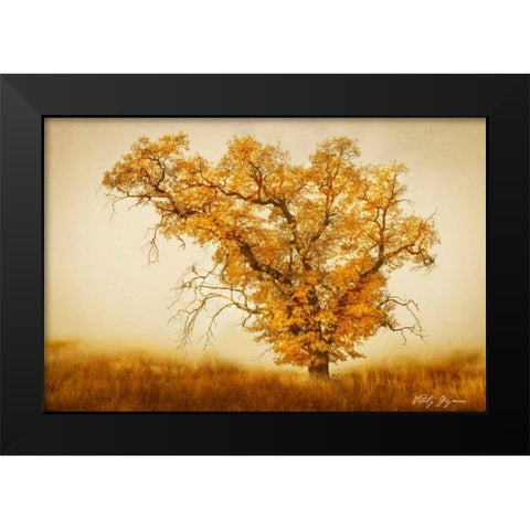 Misty VI Black Modern Wood Framed Art Print by Geyman, Vitaly