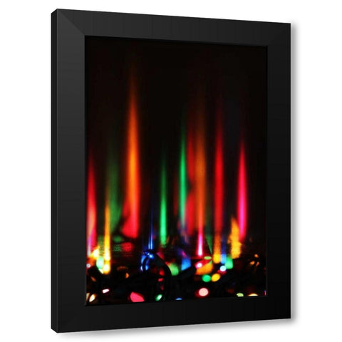 Reflections II Black Modern Wood Framed Art Print by White, Leesa