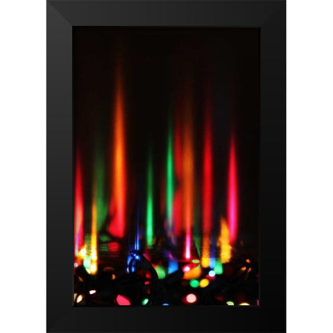 Reflections II Black Modern Wood Framed Art Print by White, Leesa