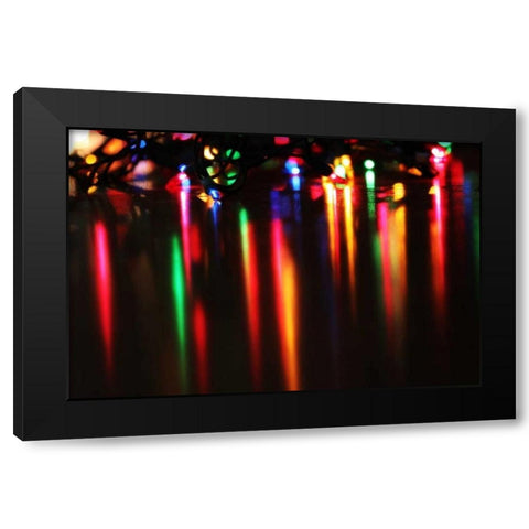 Reflections IV Black Modern Wood Framed Art Print by White, Leesa