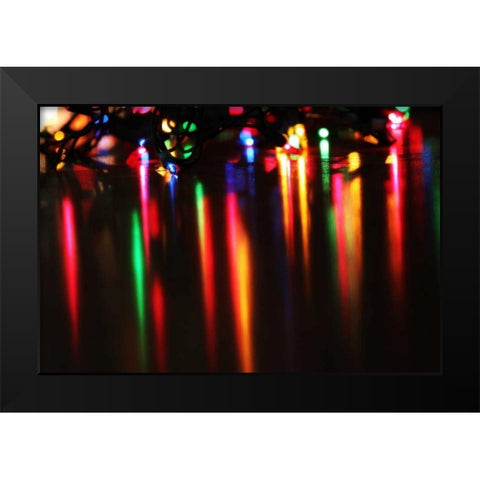 Reflections IV Black Modern Wood Framed Art Print by White, Leesa