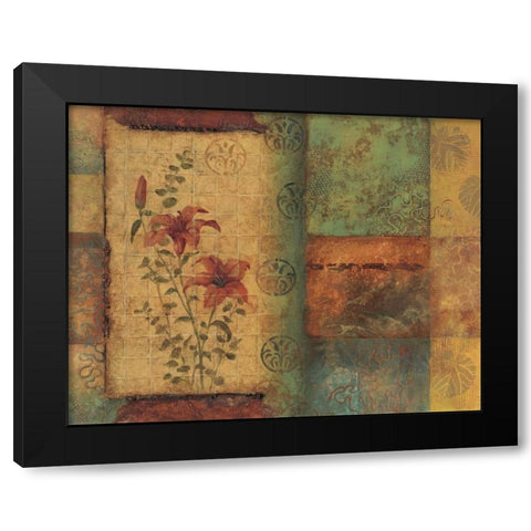 Tropical Paradise II Black Modern Wood Framed Art Print with Double Matting by Peyton, Hanna