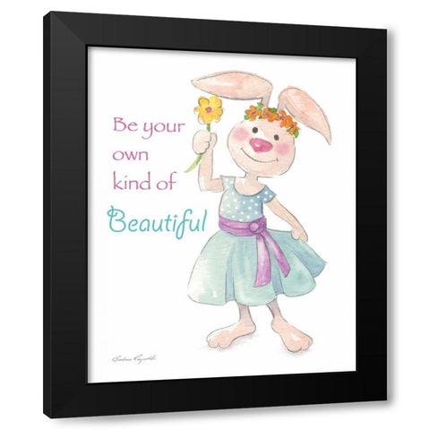 Beautiful Black Modern Wood Framed Art Print with Double Matting by Reynolds, Barbara