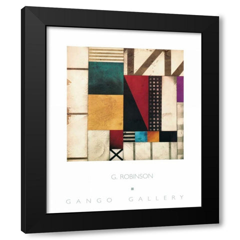 Mindscape Black Modern Wood Framed Art Print with Double Matting by Robinson, Gregg