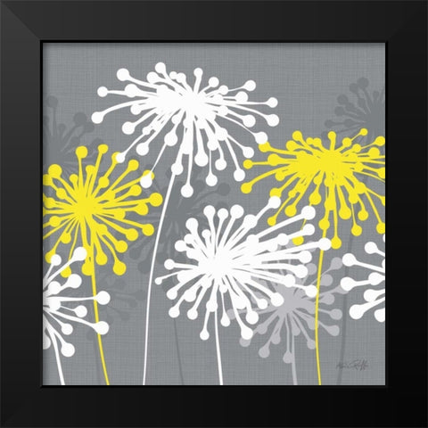 Dandelion I Black Modern Wood Framed Art Print by Ruff, Kris