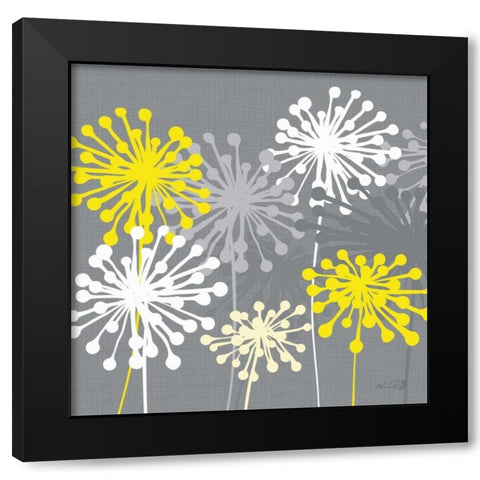 Dandelion II Black Modern Wood Framed Art Print by Ruff, Kris