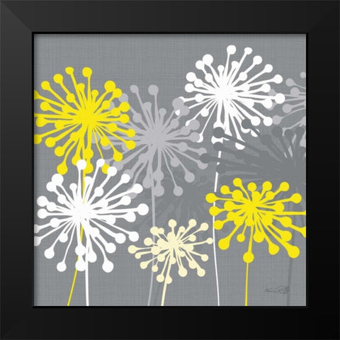 Dandelion II Black Modern Wood Framed Art Print by Ruff, Kris