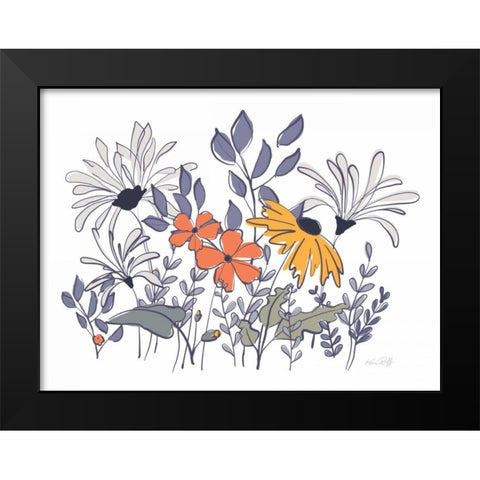 Primavera Garden I Black Modern Wood Framed Art Print by Ruff, Kris