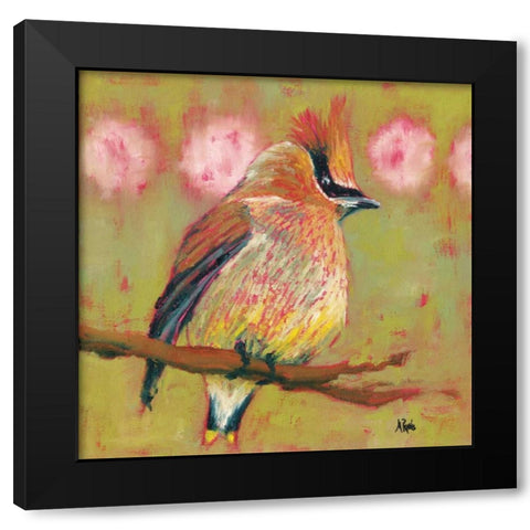 A Moment Black Modern Wood Framed Art Print with Double Matting by Reeves, Molly