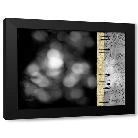 Path II Black Modern Wood Framed Art Print by Studio 2