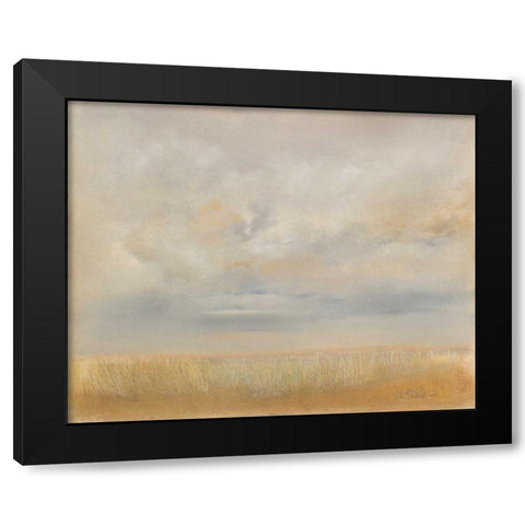 Summer Black Modern Wood Framed Art Print with Double Matting by Sheler, Sammy