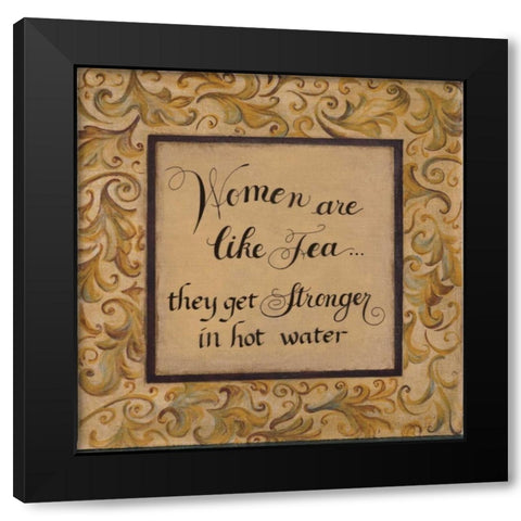Women are Like Black Modern Wood Framed Art Print by Smith, Pamela