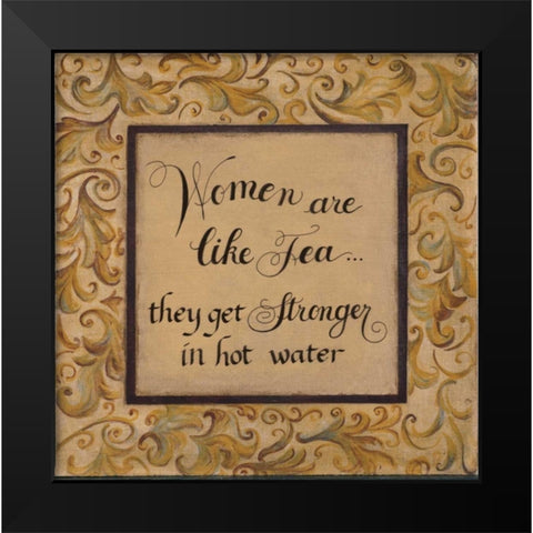 Women are Like Black Modern Wood Framed Art Print by Smith, Pamela