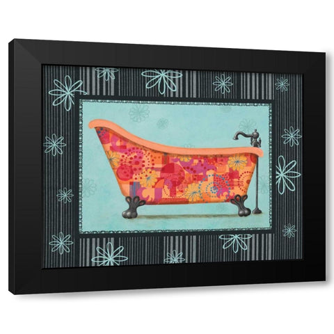 Retro Tub I Black Modern Wood Framed Art Print by Smith, Pamela