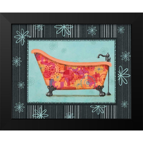 Retro Tub I Black Modern Wood Framed Art Print by Smith, Pamela