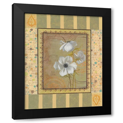 Anemones Black Modern Wood Framed Art Print by Smith, Pamela