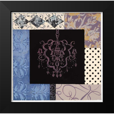 Chandelier III Black Modern Wood Framed Art Print by Smith, Pamela