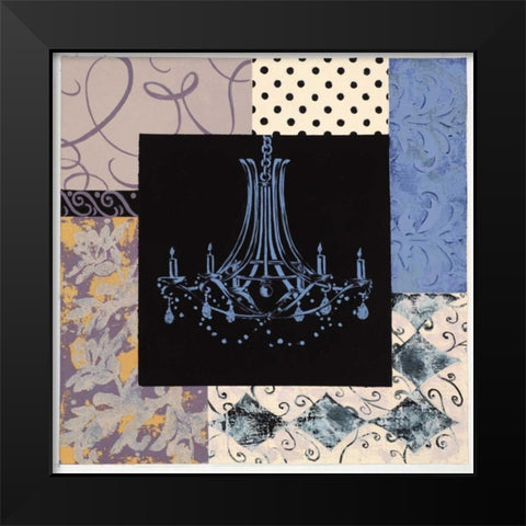 Chandelier IV Black Modern Wood Framed Art Print by Smith, Pamela