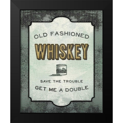 Liquor Cabinet II Black Modern Wood Framed Art Print by Sta Teresa, Ashley