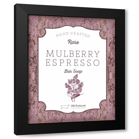Mulberry Soap Black Modern Wood Framed Art Print with Double Matting by Sta Teresa, Ashley